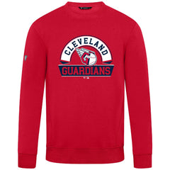 Cleveland Guardians Levelwear Zane Banner Arch Sweatshirt Red