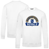 Kansas City Royals Levelwear Zane Banner Arch Sweatshirt White