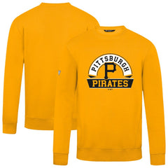 Pittsburgh Pirates Levelwear Zane Banner Arch Sweatshirt Gold