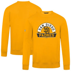 San Diego Padres Levelwear Zane Banner Arch Sweatshirt Gold
