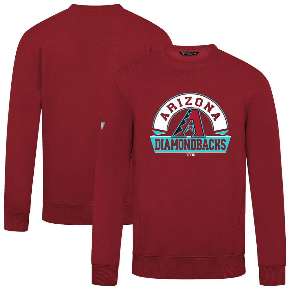 Arizona Diamondbacks Levelwear Zane Banner Arch Sweatshirt Red