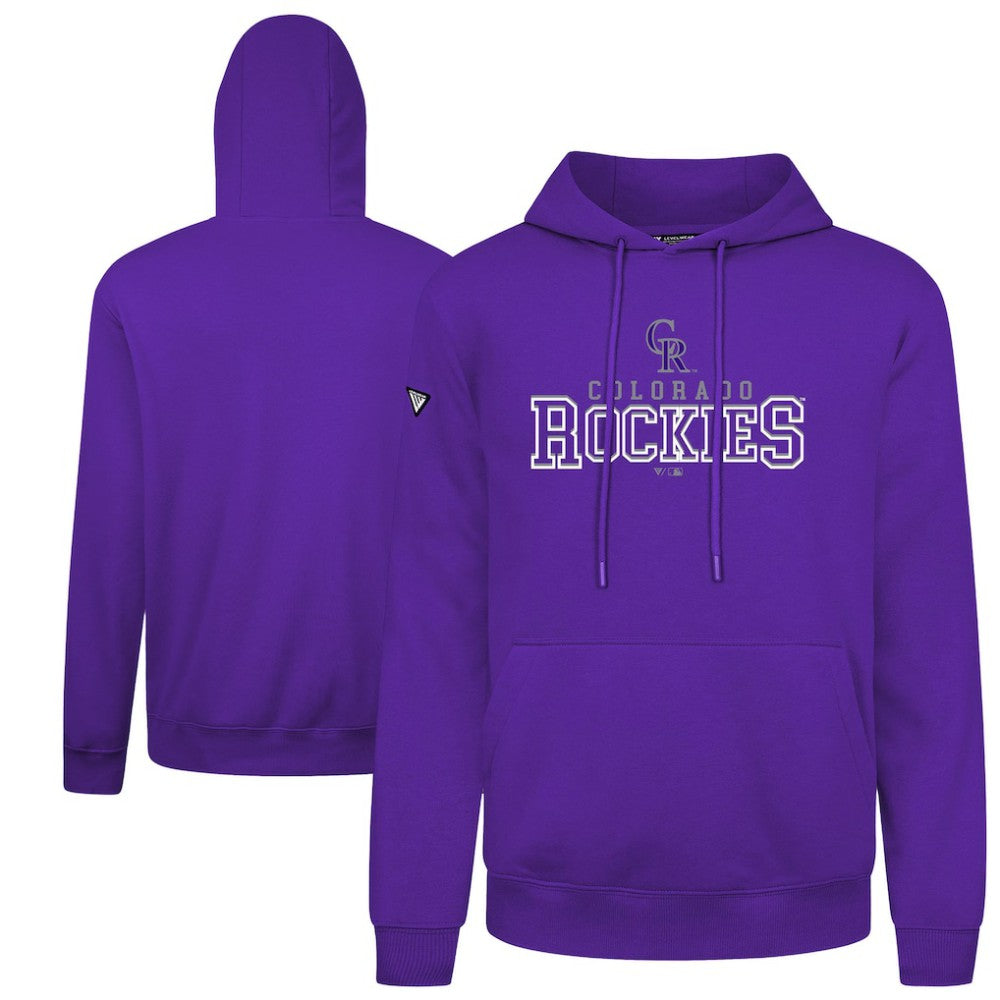 Colorado Rockies Levelwear Podium Journey Hoodie Purple