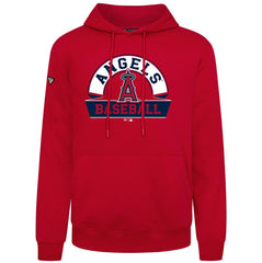 Los Angeles Angels Levelwear Podium Banner Arch Hoodie Red