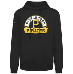 Pittsburgh Pirates Levelwear Podium Banner Arch Hoodie Black