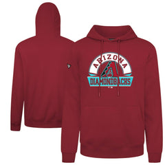 Arizona Diamondbacks Levelwear Podium Banner Arch Hoodie Red
