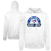 Toronto Blue Jays Levelwear Podium Banner Arch Hoodie White
