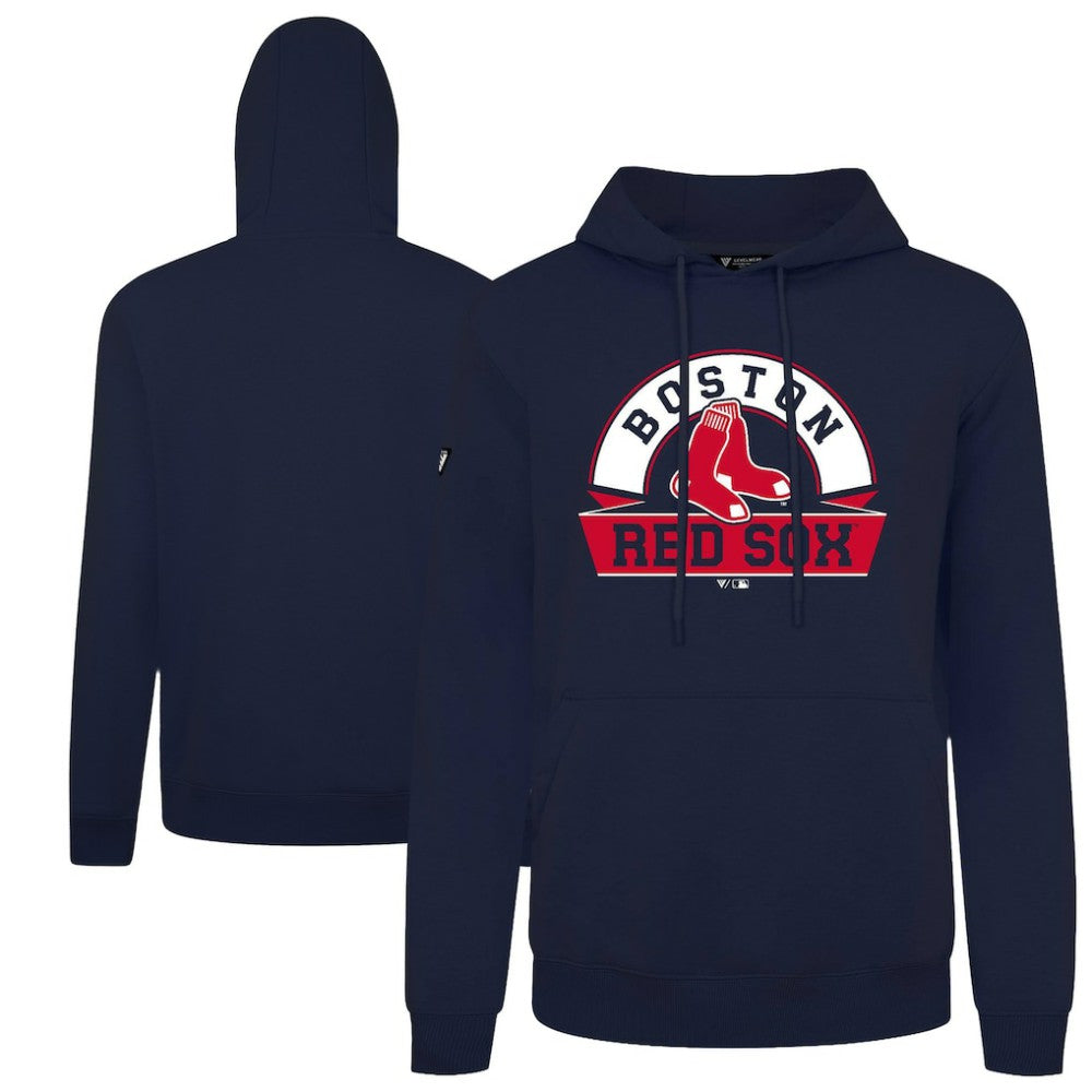 Boston Red Sox Levelwear Podium Banner Arch Hoodie Navy