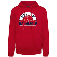 Boston Red Sox Levelwear Podium Banner Arch Hoodie Red