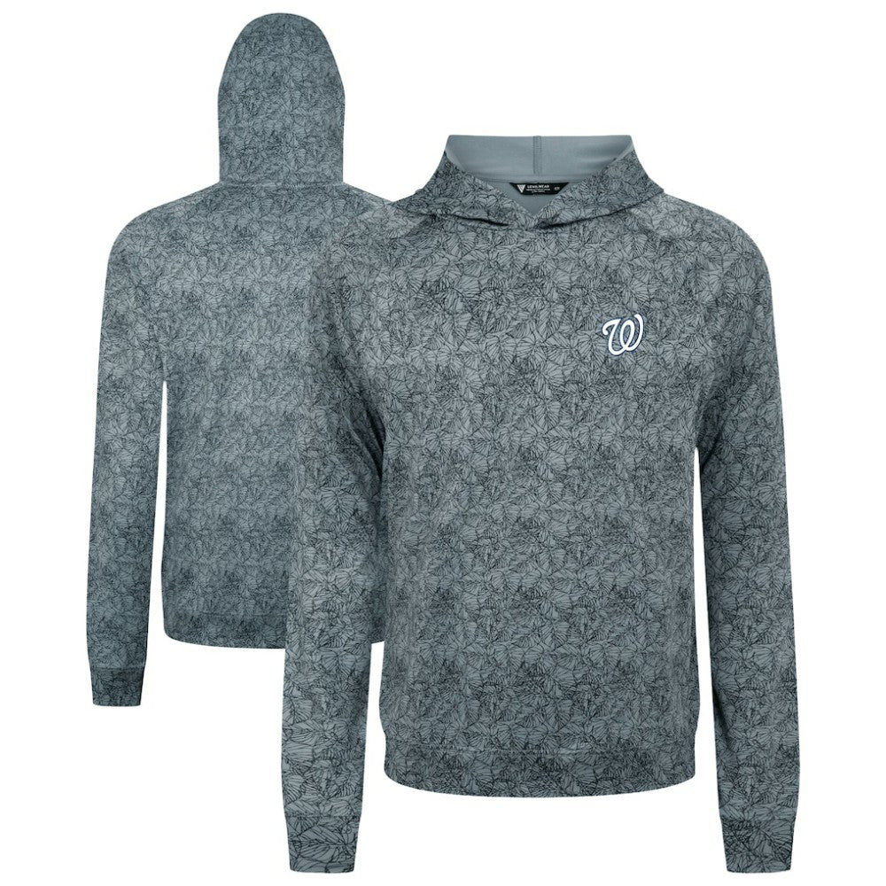 Washington Nationals Levelwear Albatross Raglan Hoodie Gray