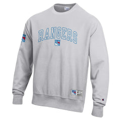New York Rangers Champion Reverse Weave Fleece Sweatshirt - Gray Sweatshirts