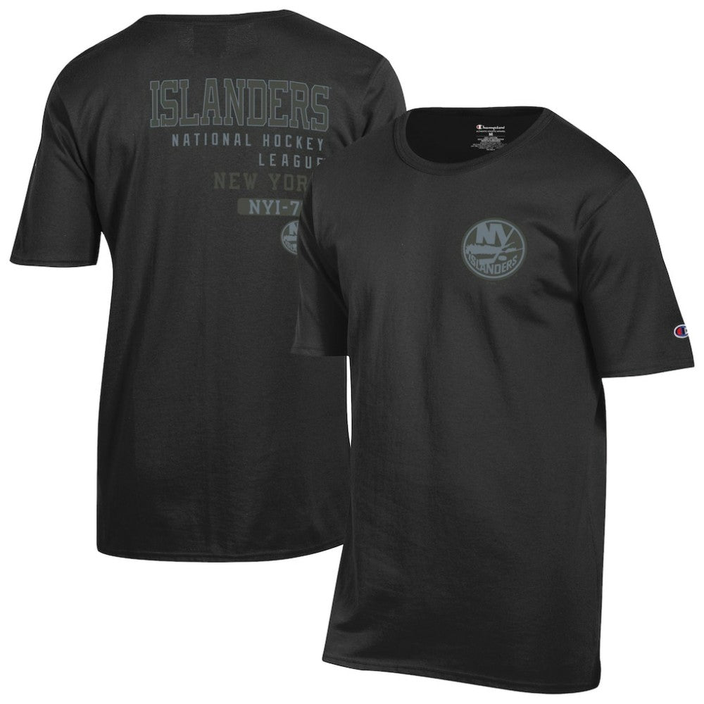 New York Islanders Champion Tonal T-Shirt - Black T-shirts