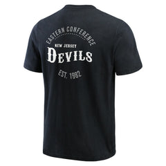 New Jersey Devils Darius Rucker Collection by Fanatics Fanatics Fest Washed Henley T-Shirt - Black T-shirts