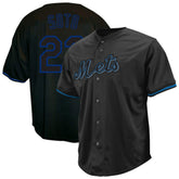 Juan Soto New York Mets Profile Big & Tall Pop Fashion Jersey Black