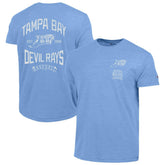 Tampa Bay Rays Champion Vintage 3-Hit Tri-Blend T-Shirt Light Blue