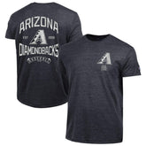 Arizona Diamondbacks Champion Vintage 3-Hit Tri-Blend T-Shirt Black
