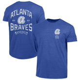 Atlanta Braves Champion Vintage 3-Hit Tri-Blend T-Shirt Royal