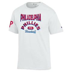 Philadelphia Phillies Champion 3-Hit Jersey T-Shirt White