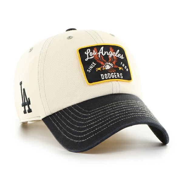 Los Angeles Dodgers Keepsake Collection Clean Up Adjustable Hat Natural/Black