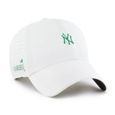 New York Yankees Elevated Greens Clean Up Adjustable Hat White
