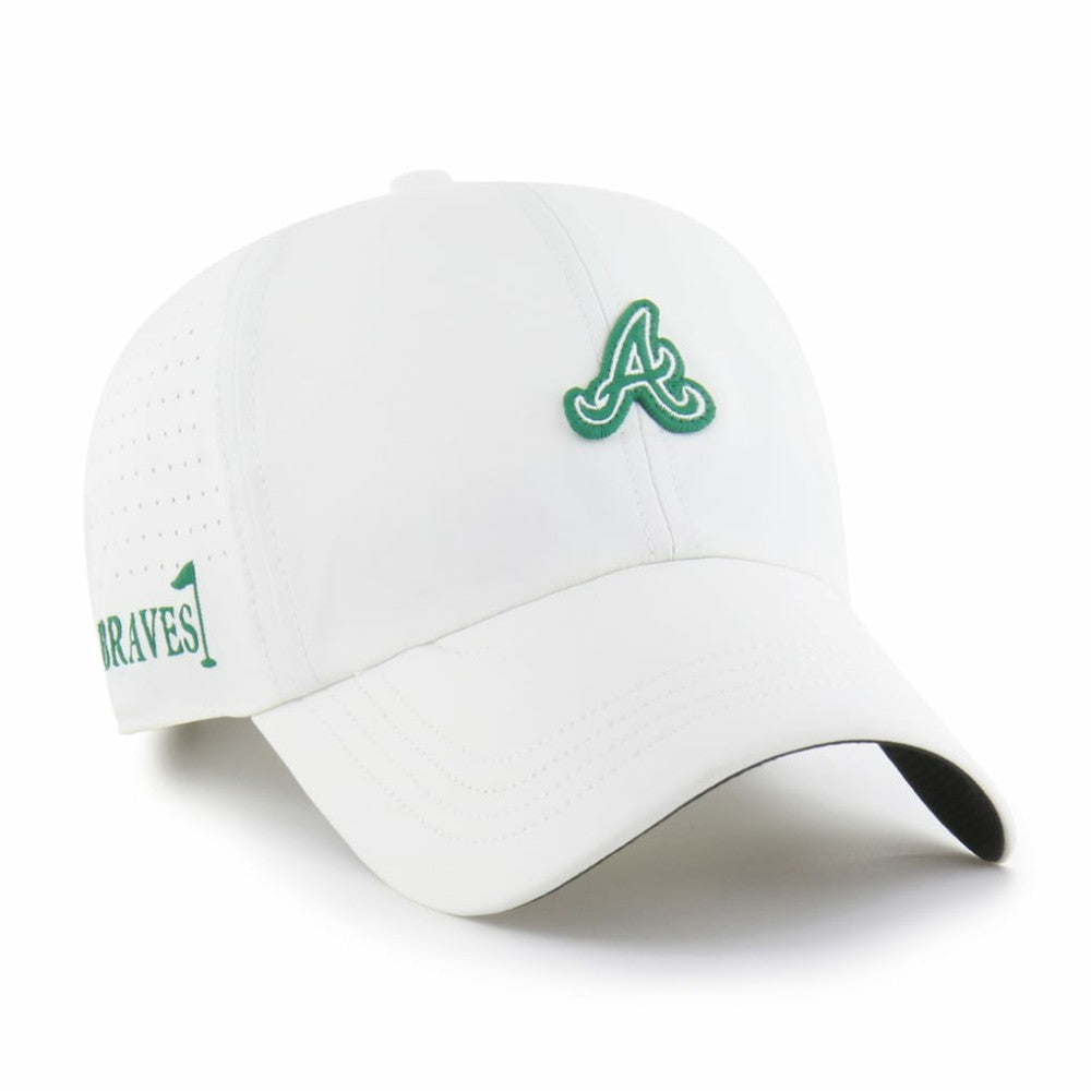 Atlanta Braves Elevated Greens Clean Up Adjustable Hat White