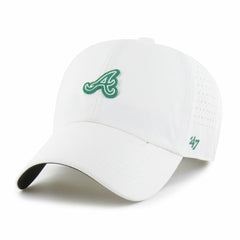 Atlanta Braves Elevated Greens Clean Up Adjustable Hat White