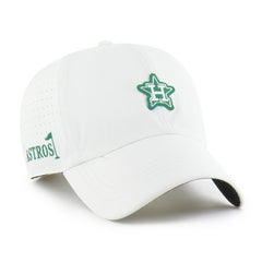 Houston Astros Elevated Greens Clean Up Adjustable Hat White