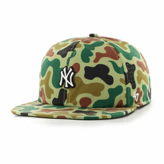 New York Yankees Elevated Greens Captain Adjustable Hat Camo
