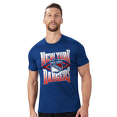 New York Rangers MSX by Michael Strahan Performance Team Graphic T-Shirt - Blue T-shirts