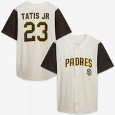 San Diego Padres Profile Big & Tall Two-Color Fashion Jersey Cream/Brown