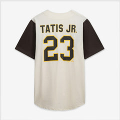 San Diego Padres Profile Big & Tall Two-Color Fashion Jersey Cream/Brown