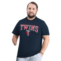Minnesota Twins G-III Sports by Carl Banks Adaptive Classic Team Spirit T-Shirt Navy
