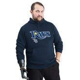 Tampa Bay Rays G-III Sports by Carl Banks Adaptive Lockup Fleece Hoodie Navy