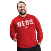 Cincinnati Reds G-III Sports by Carl Banks Adaptive Long Sleeve T-Shirt Red