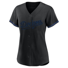 Shohei Ohtani Los Angeles Dodgers Profile Women's Plus Size Player Name & Number Fashion Jersey Black
