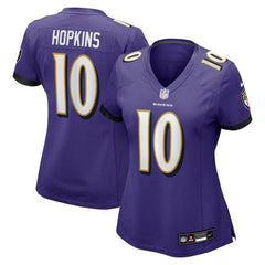 DeAndre Hopkins Baltimore Ravens Women's Team Game Jersey - Purple sale