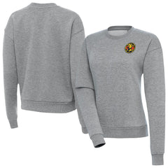 Club America Antigua Women's Takeover Pullover Sweatshirt - Heather Gray cheap