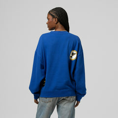 St. Louis Blues Mitchell & Ness Women's Vintage Crewneck Sweatshirt - Blue Sweatshirts