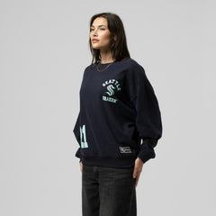 Seattle Kraken Mitchell & Ness Women's Vintage Crewneck Sweatshirt - Deep Sea Blue Sweatshirts