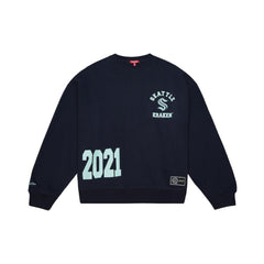 Seattle Kraken Mitchell & Ness Women's Vintage Crewneck Sweatshirt - Deep Sea Blue Sweatshirts