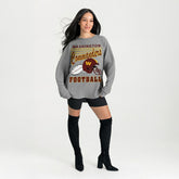 Washington Commanders Gameday Couture Women's Oversized Sweet Victory Corded Sweatshirt - Gray online