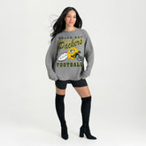 Green Bay Packers Gameday Couture Women's Oversized Sweet Victory Corded Sweatshirt - Gray online