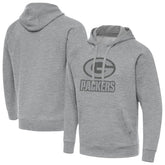 Green Bay Packers Antigua Victory Hoodie - Heather Gray on sale