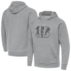 Cincinnati Bengals Antigua Victory Hoodie - Heather Gray cheap