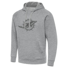 Miami Dolphins Antigua Victory Hoodie - Heather Gray sale