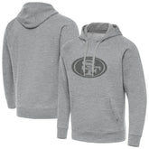 San Francisco 49ers Antigua Victory Hoodie - Heather Gray for sale