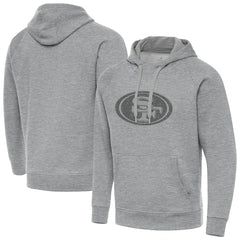 San Francisco 49ers Antigua Victory Hoodie - Heather Gray for sale