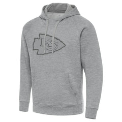 Kansas City Chiefs Antigua Victory Hoodie - Heather Gray discount