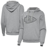 Kansas City Chiefs Antigua Women's Victory Hoodie - Heather Gray on sale