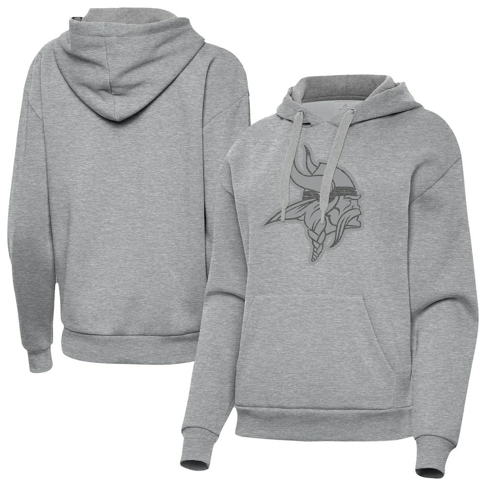 Minnesota Vikings Antigua Women's Victory Hoodie - Heather Gray discount