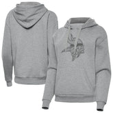Minnesota Vikings Antigua Women's Victory Hoodie - Heather Gray discount